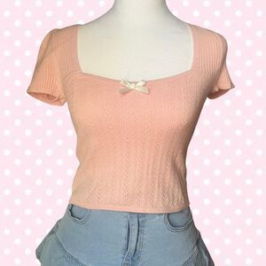 Women's Pink Babydoll Blouse